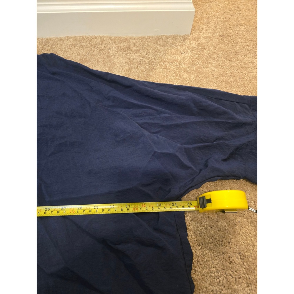 Belle Isle by Torrid Navy Blue Popover Blouse Oversized Textured Top Plus Size 4 - Picture 7 of 9